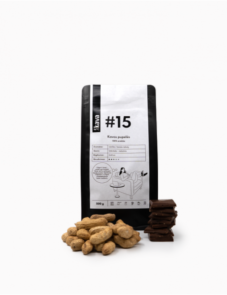 Kavos pupelės KAVA96°C, Nr.15, 500 g, Hondūras. Skonis: šokolado, riešutinis.