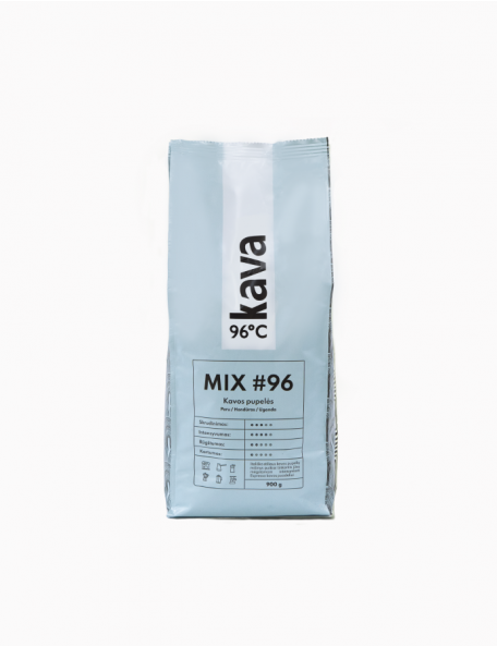 Kavos pupelės KAVA96°C, MIX 96, 900 g, Peru, Hondūras, Uganda