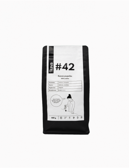 Kavos pupelės KAVA96°C, Nr.42, 500 g, Brazilija, Kolumbija, Peru